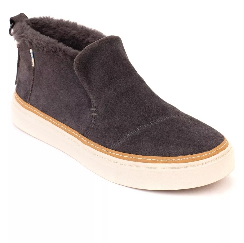 TOMS Paxton Forged Iron Grey Suede Boot